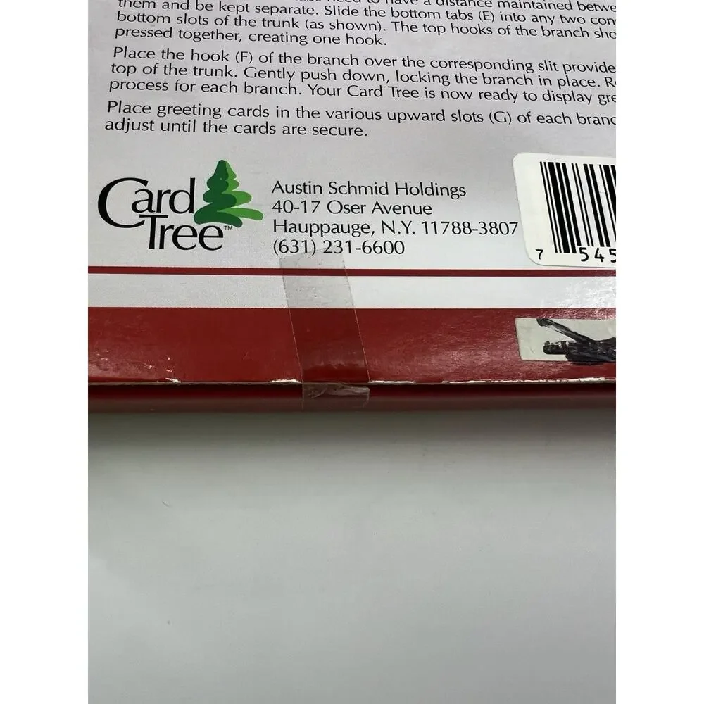 Card Tree item will